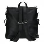 XK059-01 Рюкзак женский, иск.кожа/текстиль, чёрный