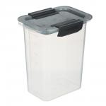 Контейнер герметичный с защелками для сыпучих продуктов 1500мл, пластик