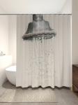 SHOWER Штора для ванной с утяжелителем, размер: 180х200 см, материал: (3D) PLE  (ткань полиэстер).
