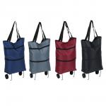 Тележка + сумка тм VETTA,  полиэстер, складная, до 7кг, 14л, 26х44х13см