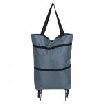 Тележка + сумка тм VETTA,  полиэстер, складная, до 7кг, 14л, 26х44х13см