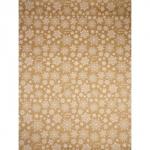 Бумага в тубусе крафтовая в рулоне «Снежинки», 0.68 ? 7 м