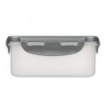 Контейнер герметичный для СВЧ с защелками тм Good&good, квадратный 0,9л, пластик