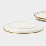 Блюда для подачи Magistro «Церера», набор 2 шт., d=20 см, белые