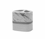 BERGAMA SILVER Стакан для зубной пасты и щёток