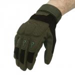 Перчатки тактические мужские Storm tactic с защитой суставов, XL, тёмно-зелёные