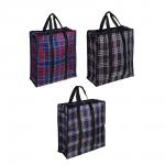 Сумка хозяйственная тм VETTA Шотландка, 35x40x15см, 21л, до 8кг, полипропилен, 3 цвета