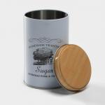 Банка для сахара «Дом и поле», 12?7.5?7.5 см, цвет белый