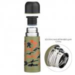 Термос «Мастер К. Гильза. Камуфляж», 350 мл, h=19.5 см, с кружкой, сохраняет тепло до 12 ч