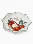 Блюдо новогоднее «Тепла и уюта», 21?21?3 см, ручная работа