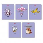 "Светоч" 40ТСК5_8_2_1 Тетрадь ученическая общая, твин лак, A5 40 л. на скобе 65 г/кв.м , белизна 100 \% 10 шт. клетка