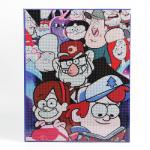 Алмазная вышивка полное заполнение Гравити Фолз, на раме, 40?50 см