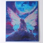 Алмазная вышивка полное заполнение «Лесная Фея», на раме, 40?50 см