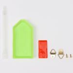 Алмазная вышивка полное заполнение «Девушка с букетом», на раме, 40?50 см