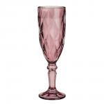 MILLIMI Бокал 160 мл, стекло, бордовый ромб