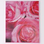 Алмазная вышивка полное заполнение «Цветы», на раме, 40?50 см