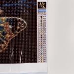 Алмазная вышивка полное заполнение "Бабочки", на холсте 40*50 см