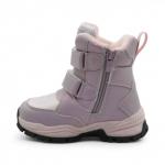 Ботинки мембранные на меху В6675-15 светло фиолетовые п/п