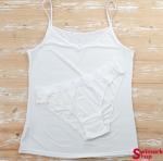 Комплект женский (майка и трусики) DX-M001, Белый УЦЕНКА