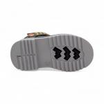 Ботинки на меху 1800-6-1 бронзовые п/п