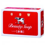 COW Мыло Beauty SOAP RED молочные протеины пудровый аромат роз, 90 гр. кусок