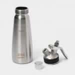 Кремер-сифон для взбивания сливок KONFINETTA, 500 мл, 3 насадки, нержавеющая сталь