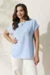 Блузка женская 04740Р (Голубой)