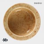 Креманка Magistro Stone, 150 мл, d=11.7 см, фарфор, бежевая