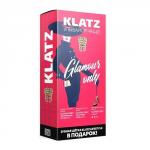 КЛАЦ Набор Зубная паста Klatz GLAMOUR ONLY Земляничный смузи 75мл+Молочный шейк 75мл+Зубная щетка, средняя