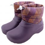 Полусапоги женские "СЭНДИ" (баклажан-оранжевый, 41)