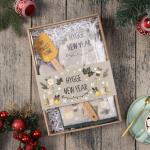 Набор новогодний новогодний подарочный «Hygge» варежка-прихватка, лопатка силикон