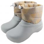 Полусапоги женские "СЭНДИ" (серо-оранжевый, 37)