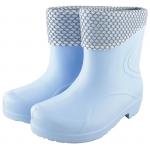 Полусапоги женские "Виктория" с вкладышем (Голубой, 40-41)