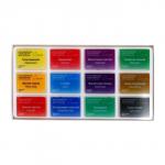 Акварель художественная в кюветах «ЗХК. Сонет. Ботаника», 12 цветов ? 2.5 мл