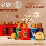 Гель для душа Happy New Year, набор 4?100 мл, URAL LAB