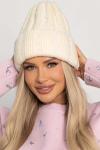 Шапка двухслойная Зимние деньки (айвори) Ш23-4М