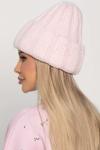 Шапка двухслойная Зимние деньки (нежно-розовая) Ш22-4М