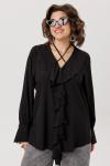 Блуза ANELLI 1679-Р черная романтика