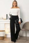 Брюки палаццо Адель (черные) Б14881-8М