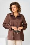 Блуза Асолия 4101 коричневый