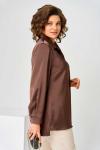 Блуза Асолия 4101 коричневый