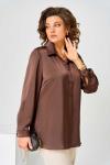 Блуза Асолия 4101 коричневый