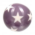 BLUMEN HAUS Ручка для мебели "Звездочёт",  цвет лиловый, рисунок белый