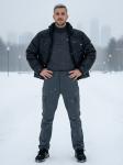 Брюки спортивные софтшелл MTFORCE мужские темно-серого цвета 2403TC