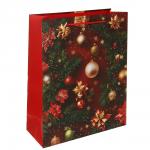 Пакет тм СНОУ БУМ подарочный, 26x32x10см, тиснение, бумага, арт.16, 4 дизайна