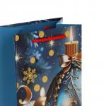 Пакет тм СНОУ БУМ подарочный, 12,5x36x8,5см, тиснение, бумага, 4 дизайна