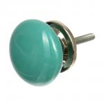 BLUMEN HAUS Ручка керамическая для мебели "Классика", цвет бирюзовый