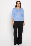Блуза Нежный узор (голубая) Б14937-18М