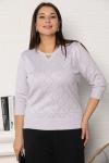 Блуза Нежный узор (сиреневая) Б14938-18М