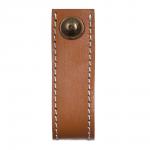 BLUMEN HAUS Ручка кожаная для мебели, цвет табачный, шов белый